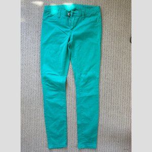 Blank NYC teal/green denim jeans